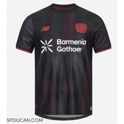Muški Nogometni Dres Bayer Leverkusen Jarell Quansah #4 Domaci 2025-26 Kratak Rukav Muški Nogometni Dres Bayer Leverkusen Jarell Quansah #4 Domaci 2025-26 Kratak Rukav